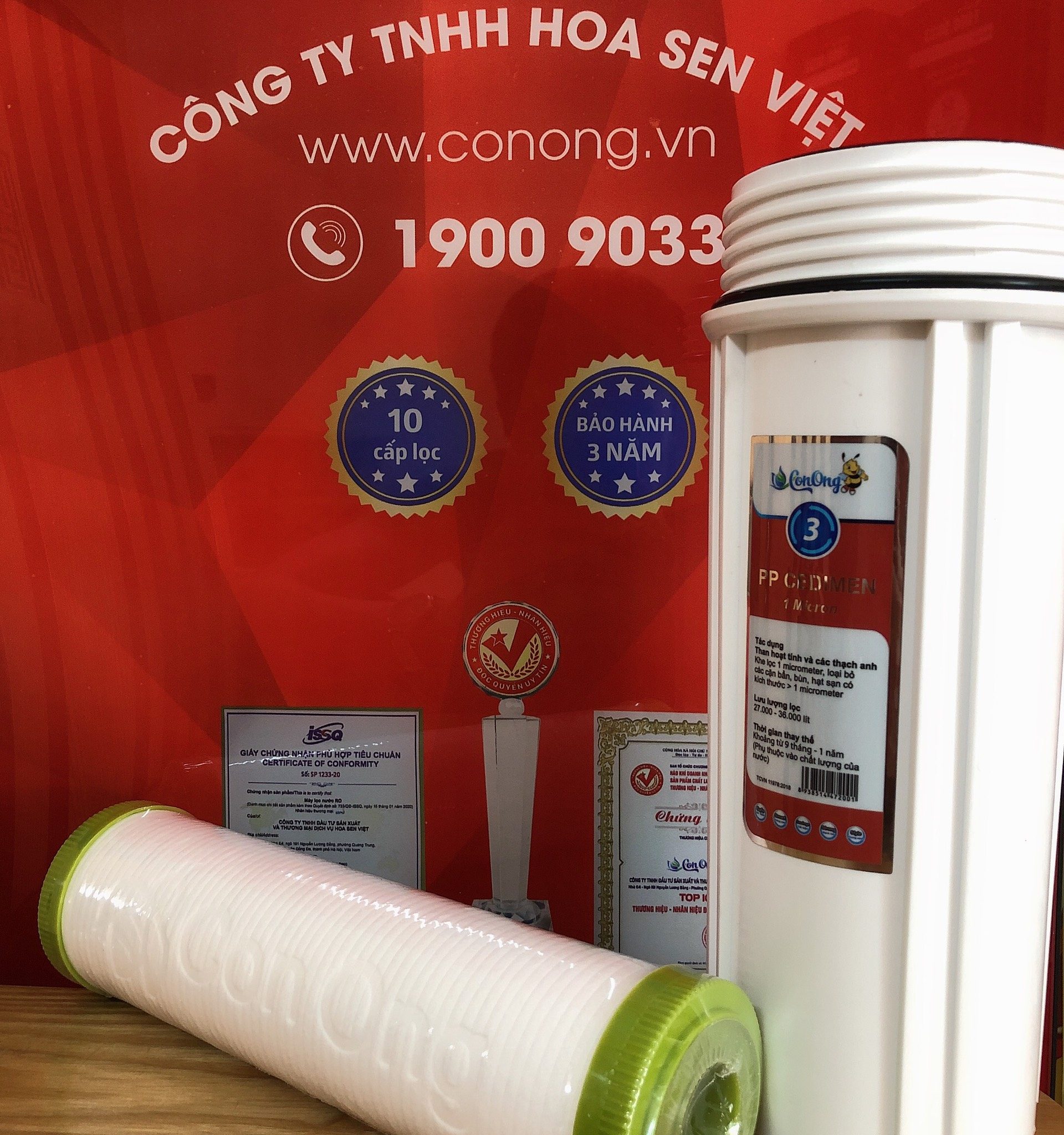 Lõi Con Ong số 3 sợi PP 1 Micron